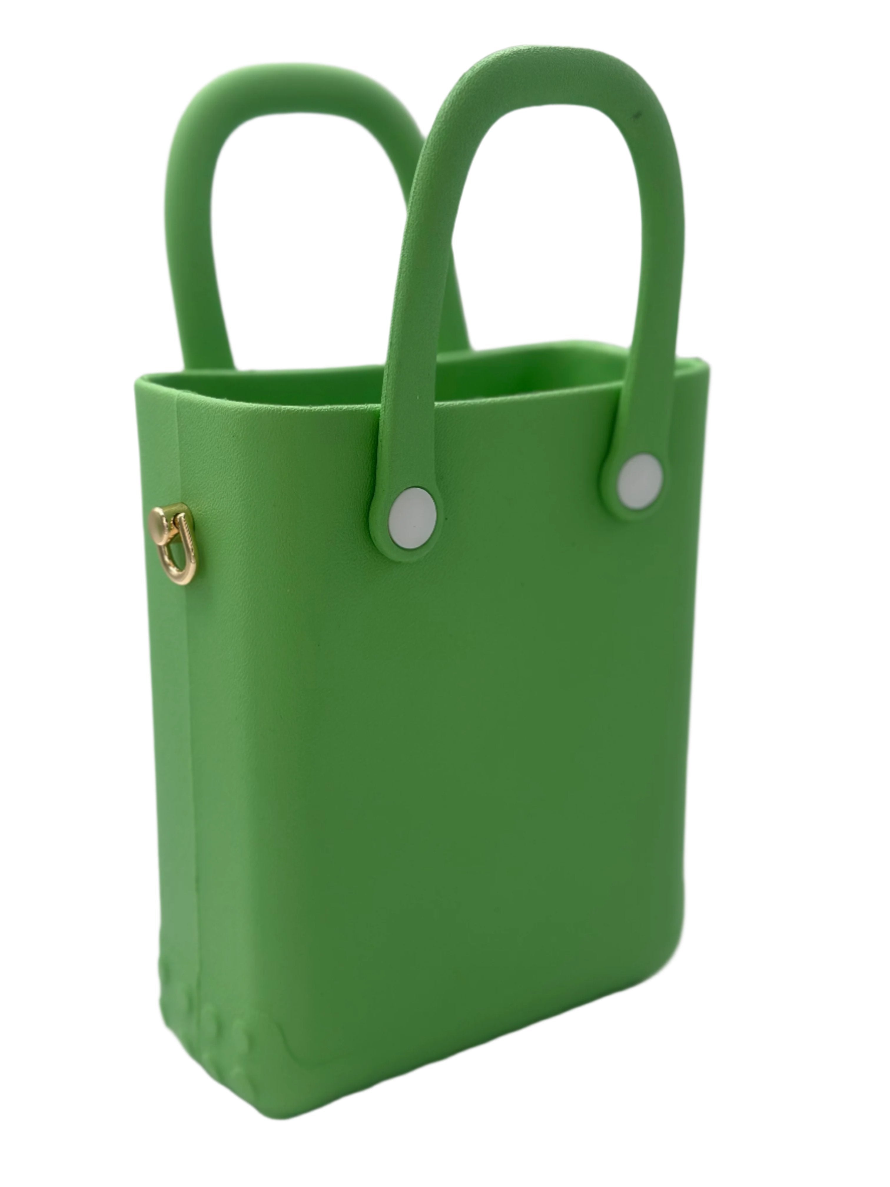 Who Stole Christmas Mini Tote Bag with Strap / EVA Bags With Shoe Charms