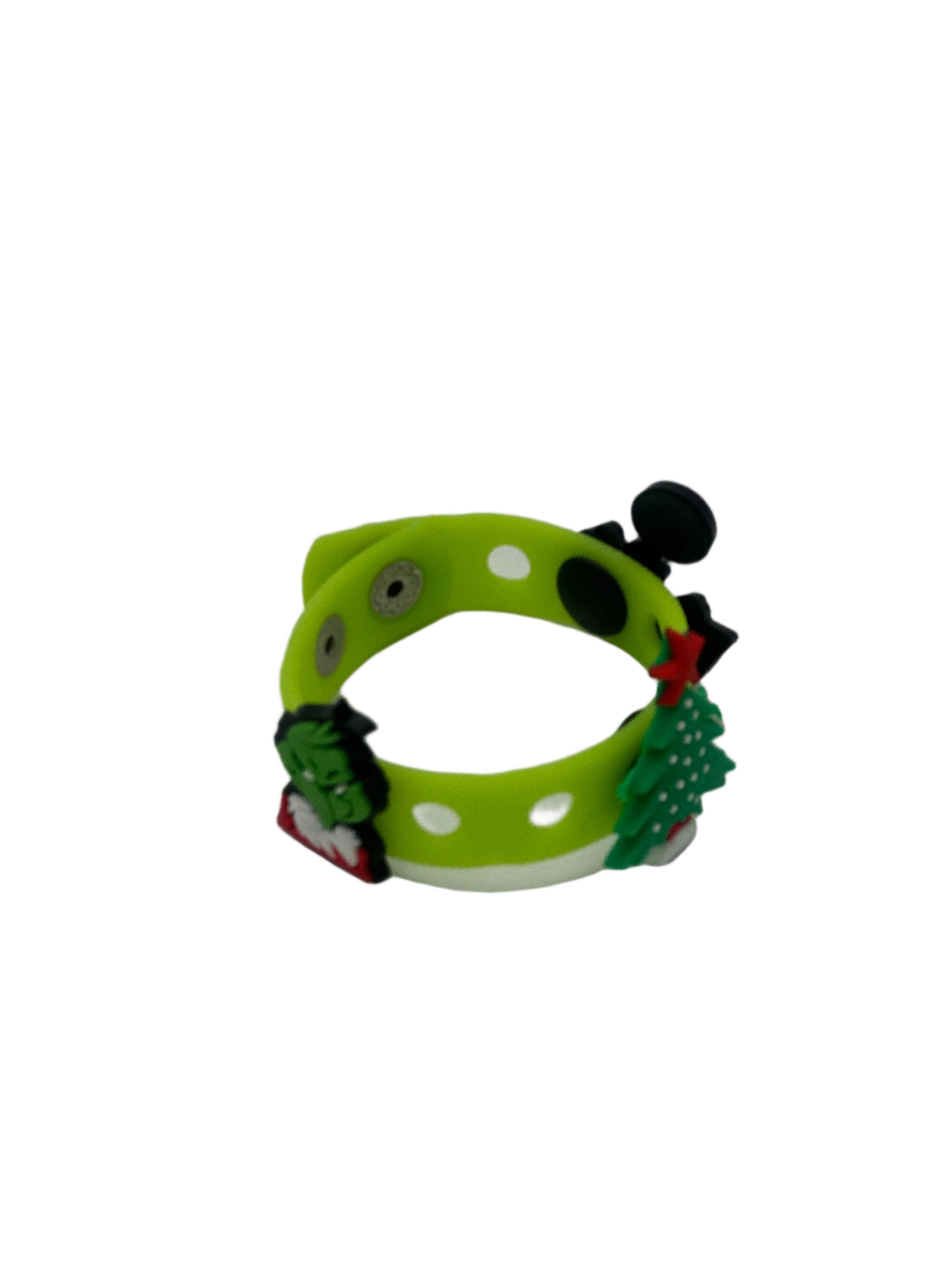 Who Stole Christmas Bracelet with Shoe Charms for Clog Shoes & EVA Bag Accessories