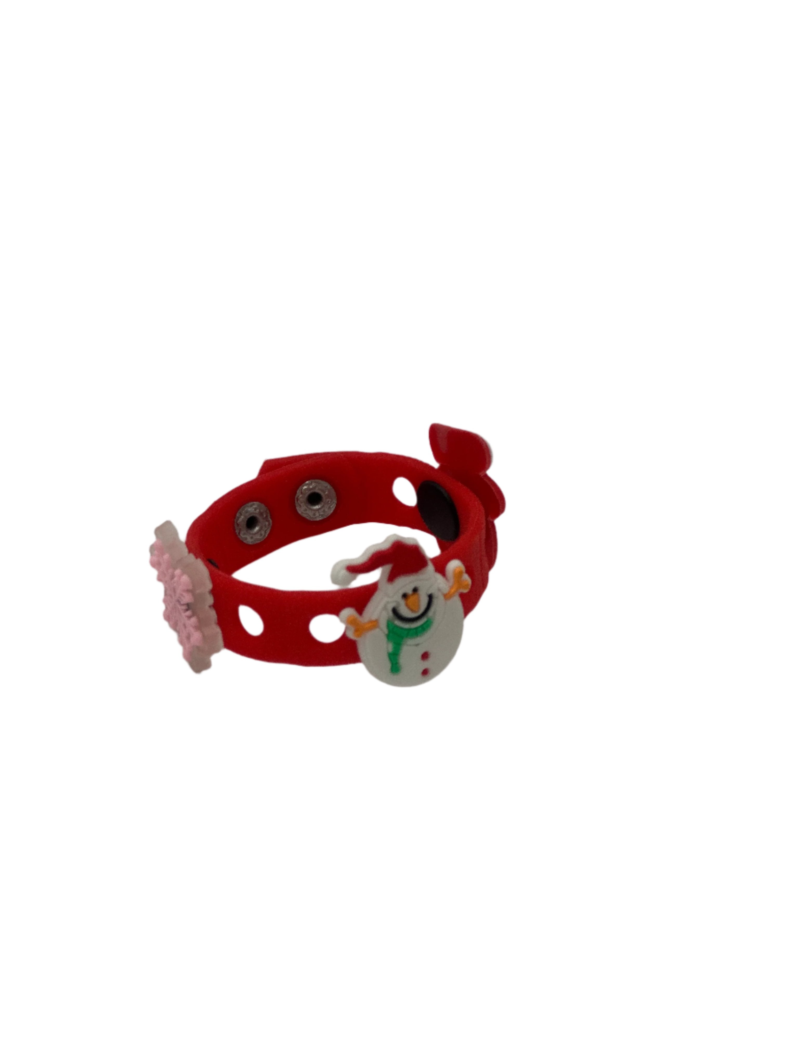 Snowman Themed Shoe Charm Bracelet that adds Flair to your Shoes & Eva Bag