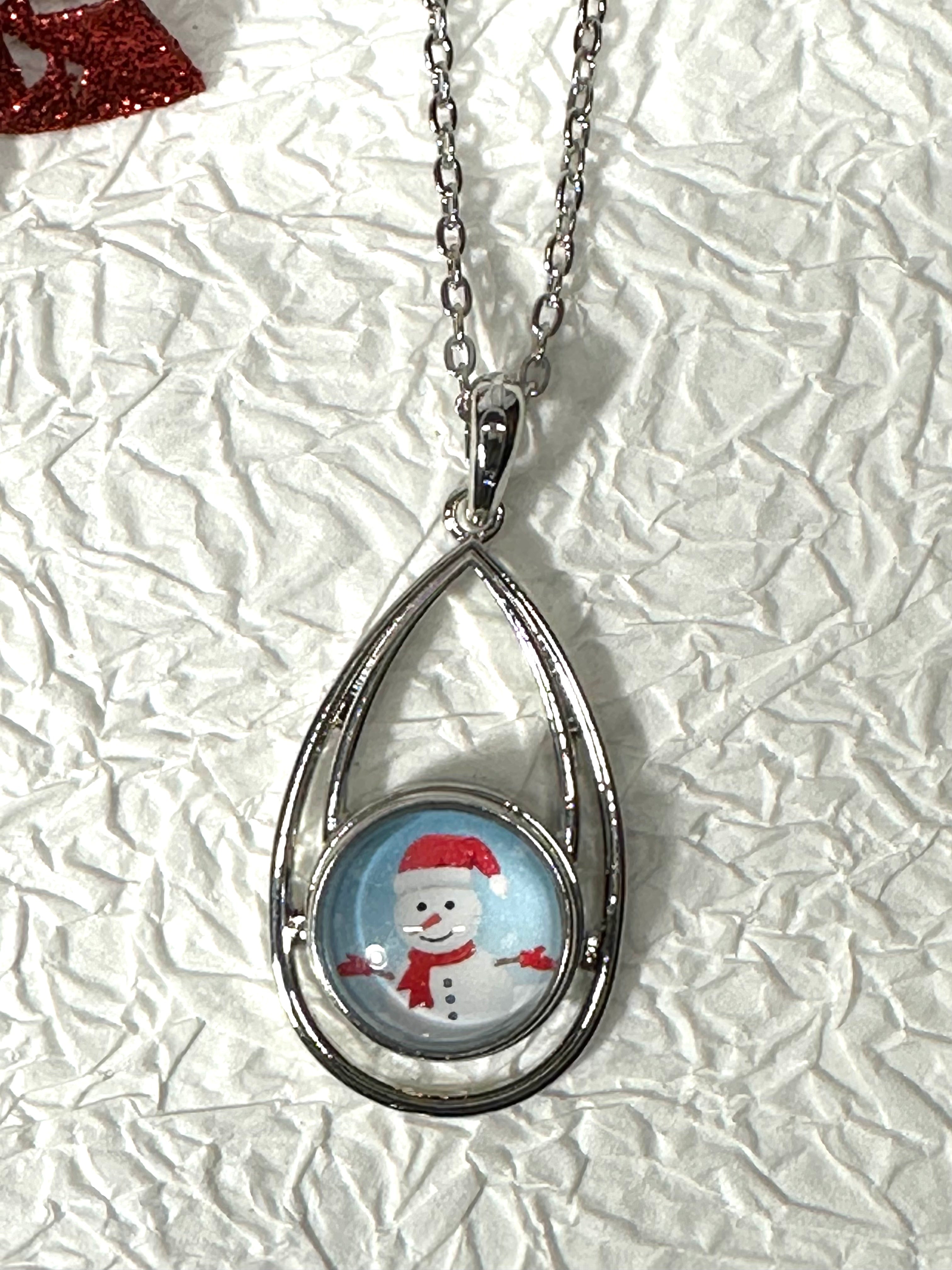 Believe in Magic Christmas Silver Barcelet, Earrings & Necklace Snap Button Jewelry Set