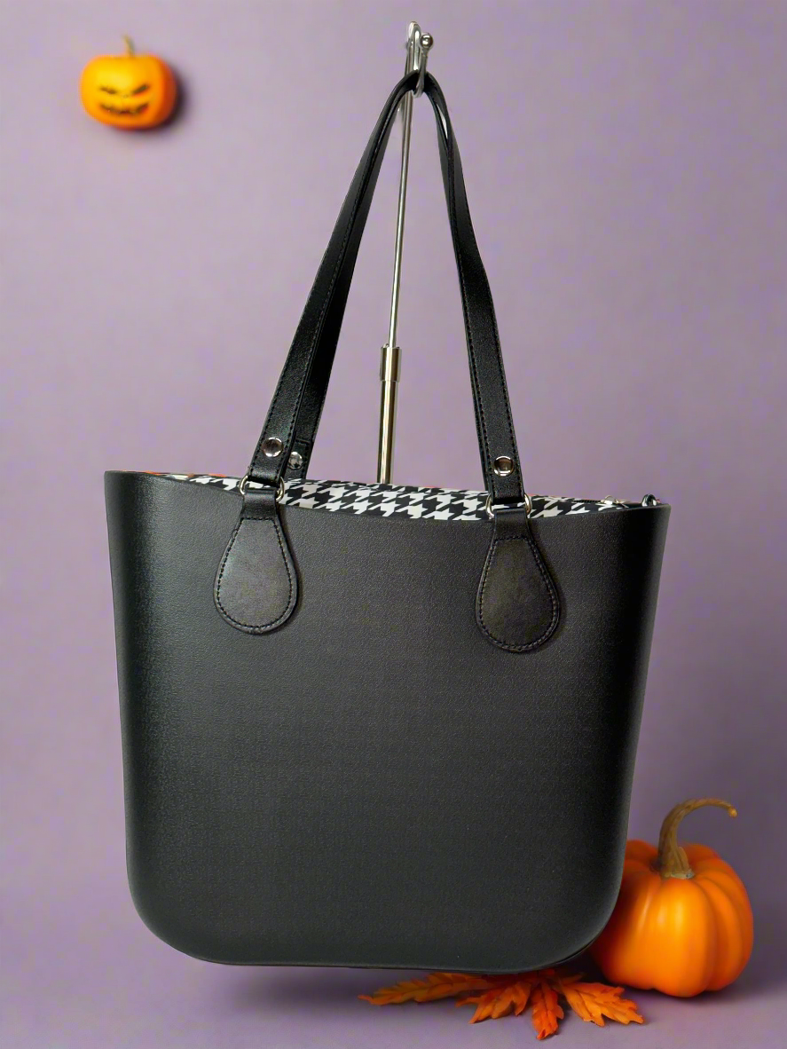 Witches Brew Halloween Charms & Snap Button Eva Tote Bag
